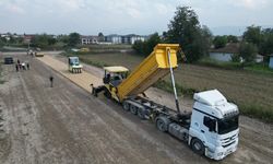 Yahyalı Bağlantı Yolu'nda asfalt hazırlıkları başladı