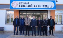 Adıyaman İl Millî Eğitim Müdürü Tosun Karacaoğlan Ortaokulunu ziyaret etti