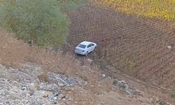 Adıyaman'da otomobil şarampole devrildi: 1 Yaralı