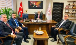 Çelikhan Kaymakamı ve Samsat Belediye Başkanı Hastane Ziyareti