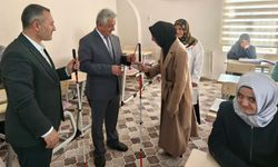 İl Müftüsü Mevlüt Haliloğlu'ndan Görme Engelliler Kur'an Kursu'na ziyaret