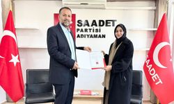 Saadet Partisi Adıyaman Kadın Kolları Başkanlığı'na Elif Nur Çil atandı
