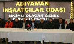 Adıyaman İnşaatçılar Odası'nda Hakan Yanar yeniden başkan seçildi - Videolu Haber