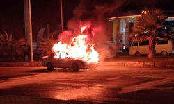 Adıyaman'da seyir halindeki otomobil alev aldı - Videolu Haber