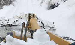 Adıyaman'ın gölbaşı ilçesinde karla mücadele çalışmaları sürüyor