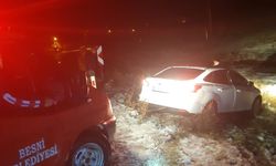 Besni'de tek taraflı kaza: İtfaiye ekipleri müdahale etti