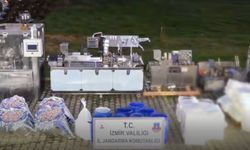 İzmir'de çok miktarda uyuşturucu hap hammaddesi ele geçirildi - Videolu Haber