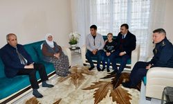 Kahta Kaymakamı şehit ailelerine ziyarette bulundu