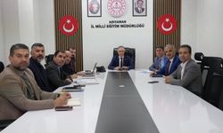 MEB Yetkilisi Haşim Altun Adıyaman'da Değerlendirme Toplantısı Yaptı