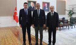 Milletvekili Şan ve Rektör Keleş'ten Sağlık Bakanlığı'na ziyaret