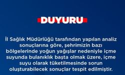 Adıyaman Belediyesi'nden vatandaşlara içme suyu uyarısı: İkinci duyuruya kadar içmeyin!