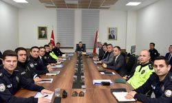 Adıyaman İl Emniyet Müdürlüğü tarafından aylık değerlendirme toplantısı yapıldı