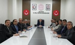 Adıyaman il milli eğitim müdürlüğünde haftalık değerlendirme toplantısı gerçekleştirildi
