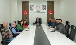 Adıyaman Milli Eğitim Müdürü Tosun, İnşaat Emlak Birimi ile toplantı yaptı