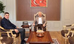 Adıyaman Valisi Dr. Osman Varol, Milletvekili İshak Şan'ı kabul etti