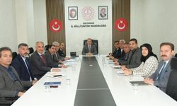 Adıyaman'da eğitim ve öğretim faaliyetleri masaya yatırıldı