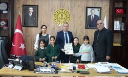 Adıyamanlı Minik Gazetecilerden İl Milli Eğitim Müdürü Ali Tosun'a Ziyaret