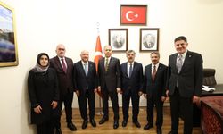 AK Parti Adıyaman İl Teşkilatı'ndan eski İçişleri Bakanı Yerlikaya'ya ziyaret