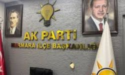 Balıkesir'de AK Parti Marmara İlçe Başkanlığı'na taşlı saldırı