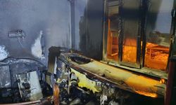 Besni'de sobadan çıkan yangında yaşlı adam ağır yaralandı - Videolu Haber