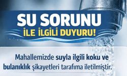 Turgut Reis Mahallesi'nde su uyarısı: Muhtarlık 'içmeyin' dedi