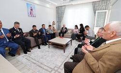 Adıyaman Valisi Dr. Osman Varol, Şehit Faruk Yüksel'in ailesini ziyaret etti