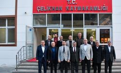 Hüseyin Özhan Çelikhan'da temaslarda bulundu