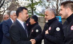 Kahta Kaymakamı'ndan Kahta İtfaiye Müdürlüğü'ne Bayram Ziyareti