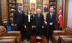 MHP Gnel Başkanı Bahçeli Bayramlaşma Heyetini Kabul Etti