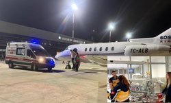 Çanakkale’den Ankara’ya 54 günlük kız bebek ambulans uçakla nakledildi