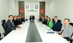 Adıyaman Milli Eğitim Müdürlüğünde Haftalık değerlendirme toplantısı düzenlendi