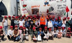 Adıyaman'da Gazze için düzenlenen kermese yoğun ilgi