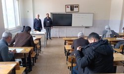 Adıyaman'da MTSK komisyon üyelerine hizmet içi eğitim sınavı tamamlandı