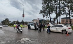 Adıyaman'da dört araç bir birine girdi