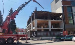 Depremde yıkılan birlik binası yeniden inşa ediliyor