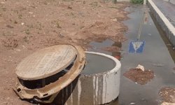 Gölbaşı'nın ortasında lağım rezaleti