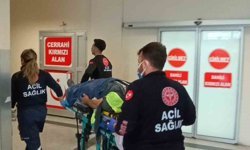 İnşaat iskelesi çöktü bir işçi yaralandı