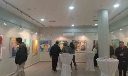 Kahta'da sanat ve çevre temalı sergi ilgi gördü