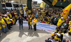 Eğitim-Sen Adıyaman Şubesi'nden MEB önünde nöbet eylemi