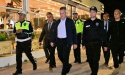 Emniyet Müdürü Arzum Nazman Gökkuşağı Caddesi'nde incelemelerde bulundu