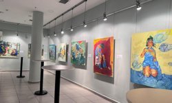 Kahta'da 'çevre ve yaşam temalı' resim sergisi büyük ilgi gördü