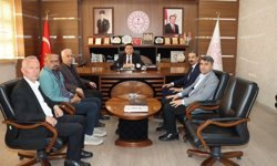 Sendika temsilcilerinden Kahta İlçe Milli Eğitim Müdürlüğüne ziyaret