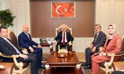 Vali Varol, Milletvekili Kurt ve Ak Parti İl Yönetimini kabul etti