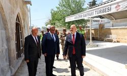 Abuzer El Gaffari ve Mahmut El Ensari Türbesinde çalışmalar devam ediyor