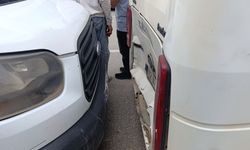 Adıyaman'da maddi hasarlı trafik kazası