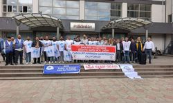 Adıyaman'da sağlık çalışanlarından şiddete tepki açıklaması - Videolu Haber