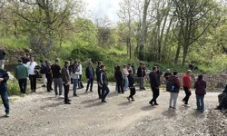 Yeşillikler beldesi Tut ilçesinde doğa yürüyüşü