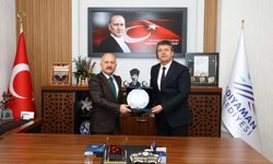 Aydın Valiliğine atanan Osman Varol'dan Adıyaman Belediyesine veda ziyareti