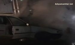 Besni’de Park Halindeki Otomobil Alevlere Teslim Oldu