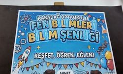Karadağ Ortaokulu'nda Fen Bilimleri Bilim Şenliği düzenlendi - Videolu Haber
